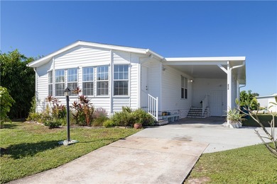 Built in 2021, this beautiful and spacious 2-bedroom, 2-bath on Barefoot Bay Golf Course in Florida - for sale on GolfHomes.com, golf home, golf lot
