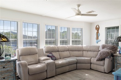 Built in 2021, this beautiful and spacious 2-bedroom, 2-bath on Barefoot Bay Golf Course in Florida - for sale on GolfHomes.com, golf home, golf lot