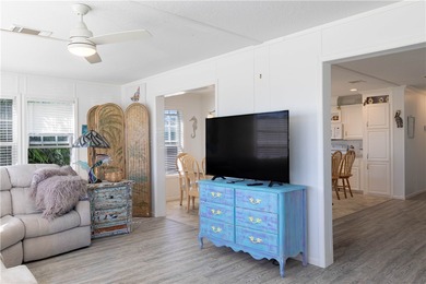 Built in 2021, this beautiful and spacious 2-bedroom, 2-bath on Barefoot Bay Golf Course in Florida - for sale on GolfHomes.com, golf home, golf lot