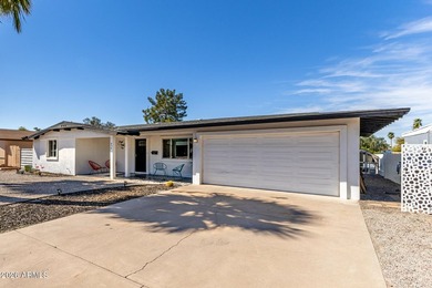 MUST SEE BACKYARD OASIS! This STUNNING mid century home has all on Arizona Golf Resort and Conference Center in Arizona - for sale on GolfHomes.com, golf home, golf lot