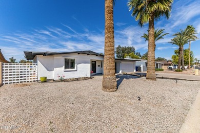 MUST SEE BACKYARD OASIS! This STUNNING mid century home has all on Arizona Golf Resort and Conference Center in Arizona - for sale on GolfHomes.com, golf home, golf lot