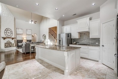 Gorgeous home with a stone & brick exterior and beautiful curb on Mansfield National Golf Club in Texas - for sale on GolfHomes.com, golf home, golf lot