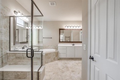 Gorgeous home with a stone & brick exterior and beautiful curb on Mansfield National Golf Club in Texas - for sale on GolfHomes.com, golf home, golf lot