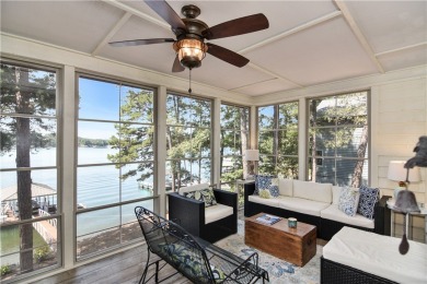 This view of the Blue Ridge Mountains and big, open water with on Keowee Key Golf and Country Club in South Carolina - for sale on GolfHomes.com, golf home, golf lot