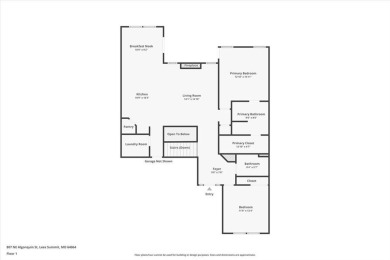 Welcome to 807 NE Algonquin St #B, a beautifully crafted custom on Lakewood Oaks Golf Club, Ltd. in Missouri - for sale on GolfHomes.com, golf home, golf lot