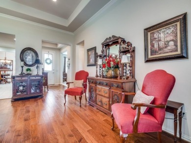 Stunning one story home with a Casita and courtyard in 55+ gated on Wildhorse Golf Club of Robson Ranch in Texas - for sale on GolfHomes.com, golf home, golf lot