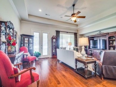 Stunning one story home with a Casita and courtyard in 55+ gated on Wildhorse Golf Club of Robson Ranch in Texas - for sale on GolfHomes.com, golf home, golf lot