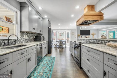 Lakefront Living in Turtle Cove! Welcome to this stunning on Turtle Cove Golf Course in Georgia - for sale on GolfHomes.com, golf home, golf lot