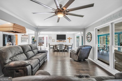 Lakefront Living in Turtle Cove! Welcome to this stunning on Turtle Cove Golf Course in Georgia - for sale on GolfHomes.com, golf home, golf lot