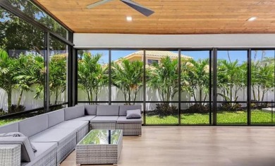 This fully renovated contemporary estate is nestled in the on Broken Sound Golf and Club  in Florida - for sale on GolfHomes.com, golf home, golf lot