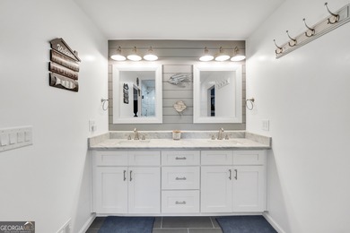 Lakefront Living in Turtle Cove! Welcome to this stunning on Turtle Cove Golf Course in Georgia - for sale on GolfHomes.com, golf home, golf lot