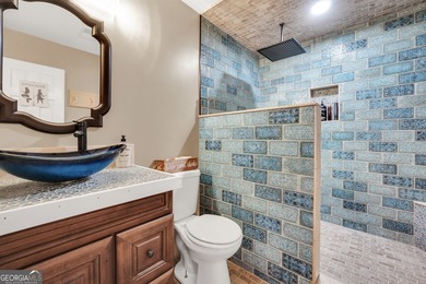 Lakefront Living in Turtle Cove! Welcome to this stunning on Turtle Cove Golf Course in Georgia - for sale on GolfHomes.com, golf home, golf lot