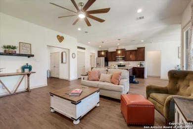Welcome to this stunning, open-concept home built in 2019 and on Vaaler Creek Golf Club in Texas - for sale on GolfHomes.com, golf home, golf lot