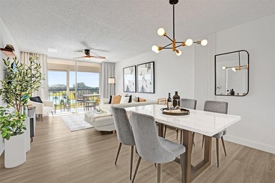Stunningly remodeled 1 bed, 1.5 bath Penthouse condo in 55+ on Hollybrook Golf and Tennis Club  in Florida - for sale on GolfHomes.com, golf home, golf lot