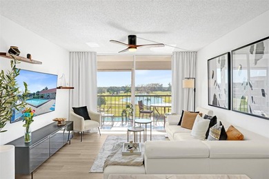 Stunningly remodeled 1 bed, 1.5 bath Penthouse condo in 55+ on Hollybrook Golf and Tennis Club  in Florida - for sale on GolfHomes.com, golf home, golf lot