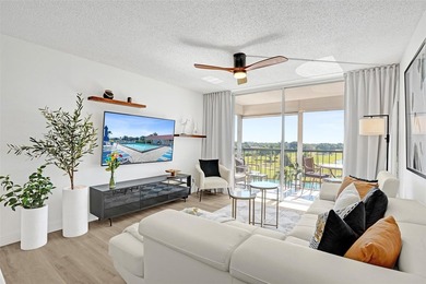 Stunningly remodeled 1 bed, 1.5 bath Penthouse condo in 55+ on Hollybrook Golf and Tennis Club  in Florida - for sale on GolfHomes.com, golf home, golf lot