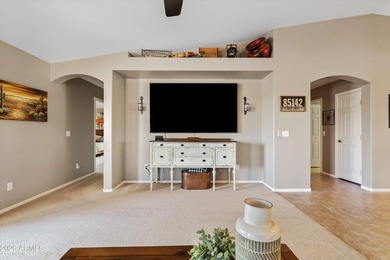 Experience golf course living in The Villages at Queen Creek! on Las Colinas Golf Club in Arizona - for sale on GolfHomes.com, golf home, golf lot