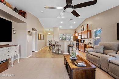 Experience golf course living in The Villages at Queen Creek! on Las Colinas Golf Club in Arizona - for sale on GolfHomes.com, golf home, golf lot