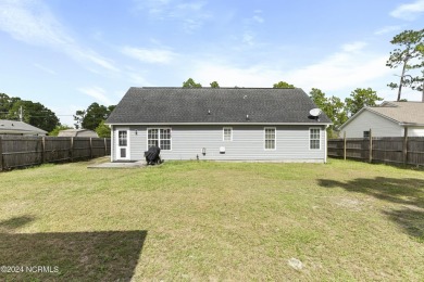 Located in desirable Boiling Spring Lakes, this three bedroom on The Lakes Country Club in North Carolina - for sale on GolfHomes.com, golf home, golf lot