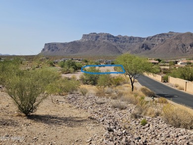 Flat lot ready for your dream home. Utilities are on the on Superstition Mountain Club - Lost Gold in Arizona - for sale on GolfHomes.com, golf home, golf lot