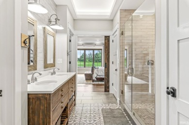 **Stunning Custom Home Overlooking Coyote Crossing Golf Course on Coyote Crossing Golf Course in Indiana - for sale on GolfHomes.com, golf home, golf lot