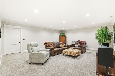 **Stunning Custom Home Overlooking Coyote Crossing Golf Course on Coyote Crossing Golf Course in Indiana - for sale on GolfHomes.com, golf home, golf lot