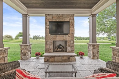 **Stunning Custom Home Overlooking Coyote Crossing Golf Course on Coyote Crossing Golf Course in Indiana - for sale on GolfHomes.com, golf home, golf lot