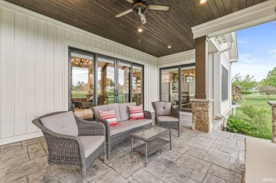 **Stunning Custom Home Overlooking Coyote Crossing Golf Course on Coyote Crossing Golf Course in Indiana - for sale on GolfHomes.com, golf home, golf lot