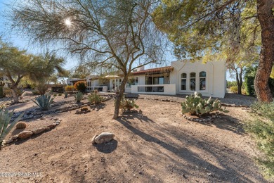 Check out this beautiful partially furnished Lazy Fox Villa on Wickenburg Country Club in Arizona - for sale on GolfHomes.com, golf home, golf lot