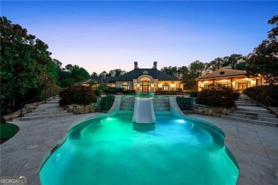 Extraordinary 20,000+ sq ft estate in the Hawks Ridge Golf on Hawks Ridge Golf Club in Georgia - for sale on GolfHomes.com, golf home, golf lot