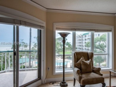 Enjoy beautiful sunrises from your private balcony! Located in on Palmetto Dunes Golf Course and Resort in South Carolina - for sale on GolfHomes.com, golf home, golf lot