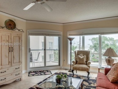 Enjoy beautiful sunrises from your private balcony! Located in on Palmetto Dunes Golf Course and Resort in South Carolina - for sale on GolfHomes.com, golf home, golf lot