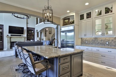 This stunning, updated custom Mediterranean home is located in on Mira Vista Country Club in Texas - for sale on GolfHomes.com, golf home, golf lot