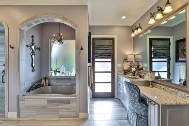 This stunning, updated custom Mediterranean home is located in on Mira Vista Country Club in Texas - for sale on GolfHomes.com, golf home, golf lot