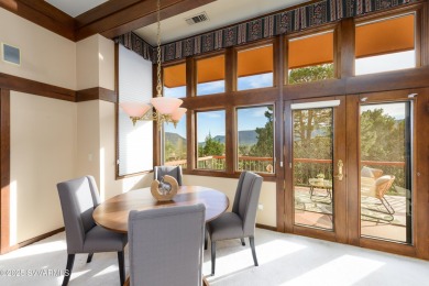 Open your private gated bridge to enter this beautiful oasis on Oakcreek Country Club in Arizona - for sale on GolfHomes.com, golf home, golf lot