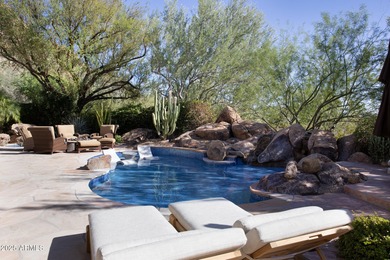 Immediate Golf Club membership at closing. This artfully on Desert Highlands Golf Club in Arizona - for sale on GolfHomes.com, golf home, golf lot