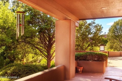 Open your private gated bridge to enter this beautiful oasis on Oakcreek Country Club in Arizona - for sale on GolfHomes.com, golf home, golf lot