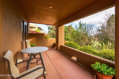 Open your private gated bridge to enter this beautiful oasis on Oakcreek Country Club in Arizona - for sale on GolfHomes.com, golf home, golf lot