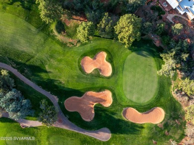 Open your private gated bridge to enter this beautiful oasis on Oakcreek Country Club in Arizona - for sale on GolfHomes.com, golf home, golf lot
