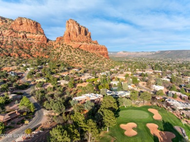 Open your private gated bridge to enter this beautiful oasis on Oakcreek Country Club in Arizona - for sale on GolfHomes.com, golf home, golf lot