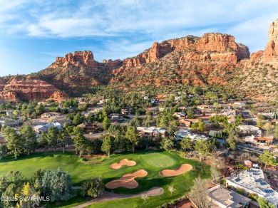 Open your private gated bridge to enter this beautiful oasis on Oakcreek Country Club in Arizona - for sale on GolfHomes.com, golf home, golf lot