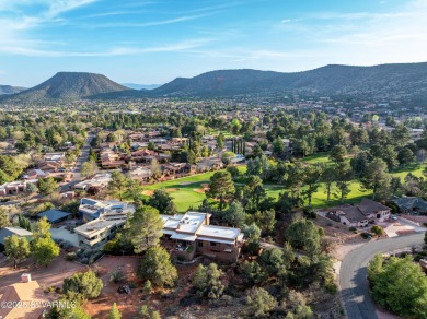 Open your private gated bridge to enter this beautiful oasis on Oakcreek Country Club in Arizona - for sale on GolfHomes.com, golf home, golf lot