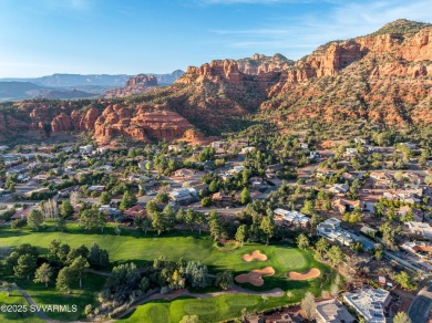 Open your private gated bridge to enter this beautiful oasis on Oakcreek Country Club in Arizona - for sale on GolfHomes.com, golf home, golf lot