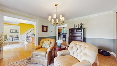 Serenity and beauty will greet you as you enter this stunning on Bull Valley Golf Club in Illinois - for sale on GolfHomes.com, golf home, golf lot