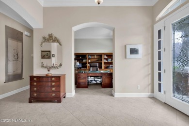 This elegant David Weekley home offers panoramic water views on The Palencia Club in Florida - for sale on GolfHomes.com, golf home, golf lot