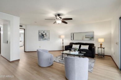 NEW FLOORING 2025 | POPCORN CEILINGS REMOVED 2025 | NEW AC 2024 on Sun City Riverview Golf Course in Arizona - for sale on GolfHomes.com, golf home, golf lot