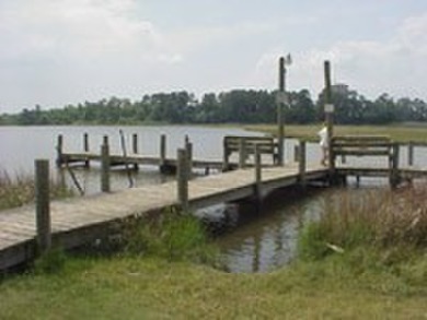 Large Park Trailer with two bedrooms.  One and one half on Captains Cove Golf and Yacht Club in Virginia - for sale on GolfHomes.com, golf home, golf lot