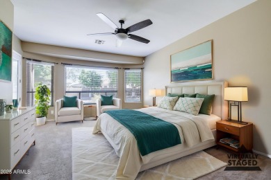 WOW - Oversized North/South facing lot with heated pool, soaring on Oakwood Golf Club  in Arizona - for sale on GolfHomes.com, golf home, golf lot