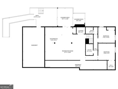 Beautifully Renovated Ranch Home with Fully Finished Basement on Lanier Island Legacy Golf Couorse in Georgia - for sale on GolfHomes.com, golf home, golf lot