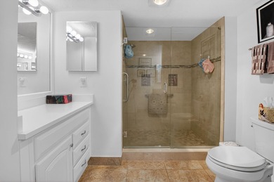 Welcome to this spacious and beautifully located first-floor on Hunters Run Golf and Country Club in Florida - for sale on GolfHomes.com, golf home, golf lot